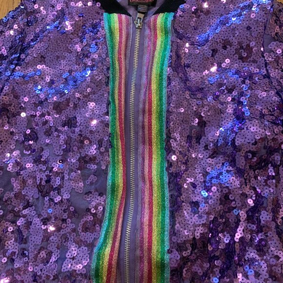 Jojo Siwa Jacket Girls Medium 7/8 - Super Shiny and Adorable - Picture 3 of 6